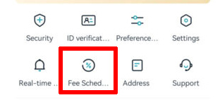 비트겟 FEE