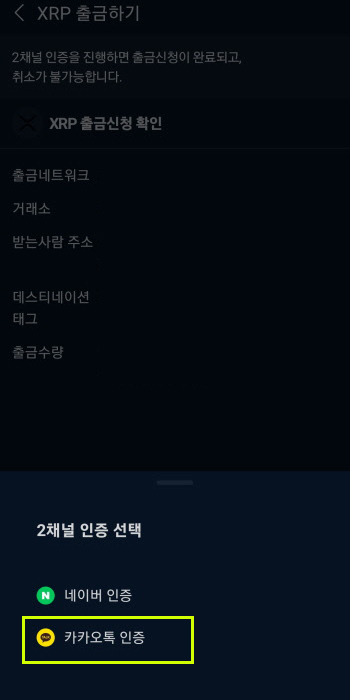 업비트 바이비트 출금