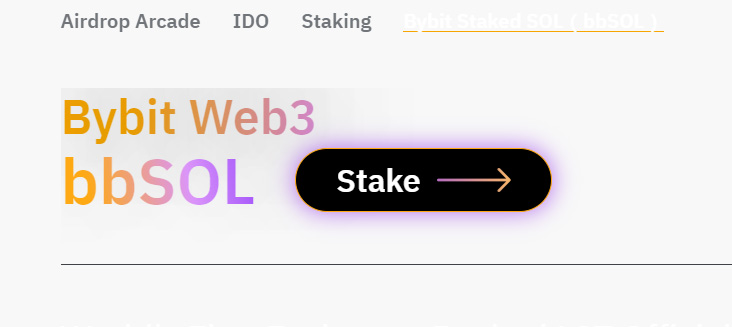 솔라나 스테이킹 보상 3단계 | SOL 토큰 스테이킹 bbSOL 받기 2 Bybit Web 3 bbSOL
