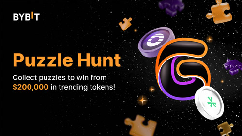 바이비트 퍼즐 | Puzzle Hunt 퍼즐을 모아 인기 토큰 20만 달러 획득 2 바이비트 퍼즐