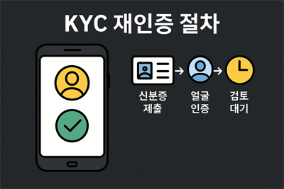 바이비트 kyc 인증 실패 후 재인증 절차